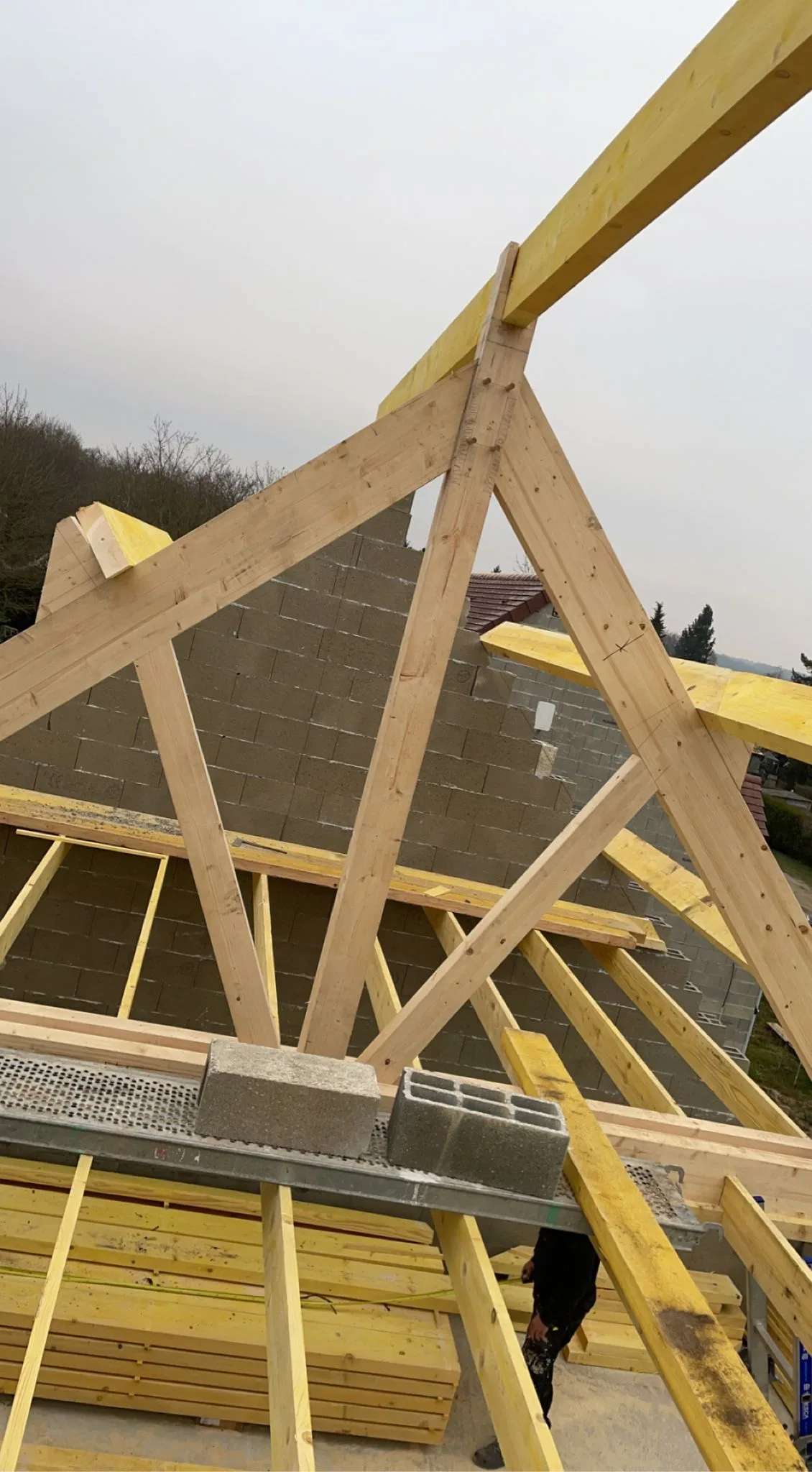 Neuve, traditionnelle, fermettes