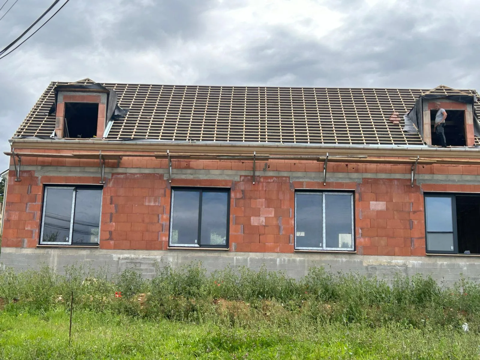 Liteaunage charpente à Rosny-sur-Seine
